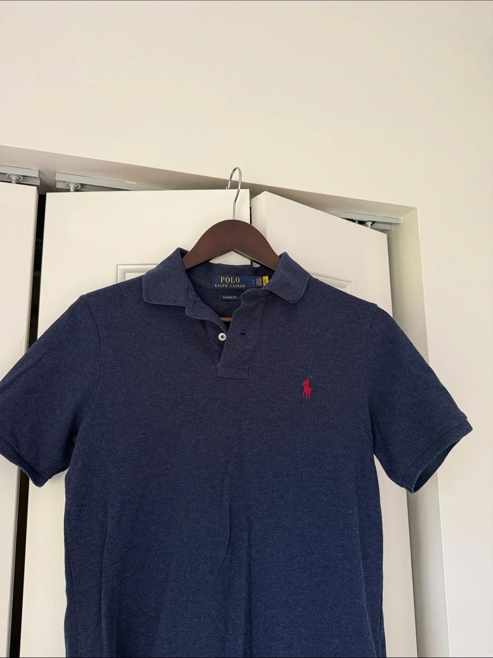 Polo by Ralph Lauren Navy Polo with Red Logo